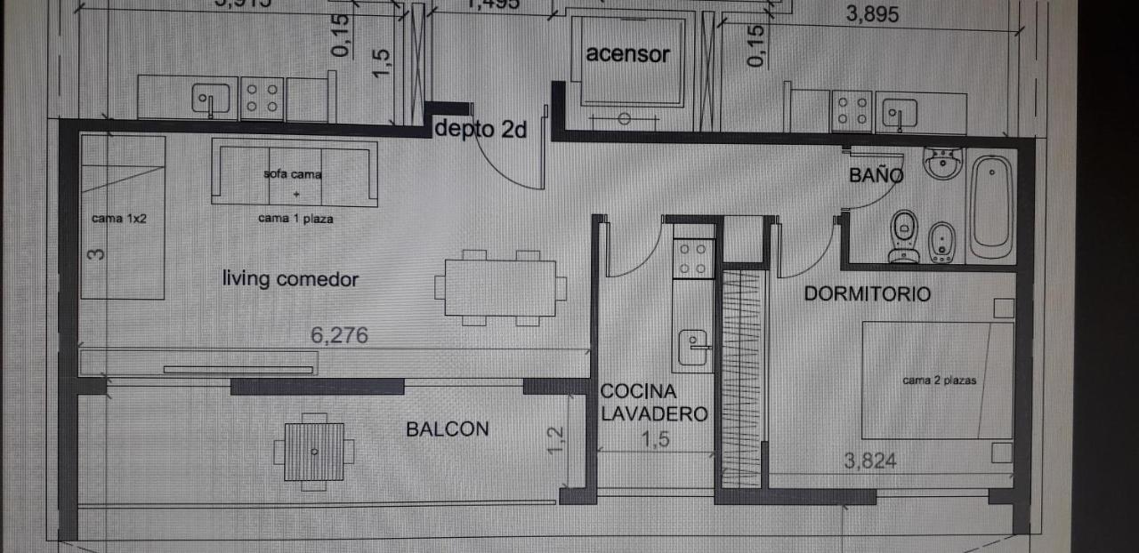 Aparts Centro 2 Ambientes 1 Habitacion Сан-Карлос-де-Барілоче Екстер'єр фото